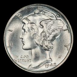 1942-s Mercury Dime Near Top Pop! 10c ms68 FSB SEGS