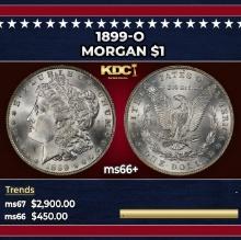 1899-o Morgan Dollar $1 ms66+ SEGS