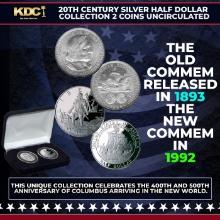 The Columbus Half Dollar Commemorative Collection 2 Coins