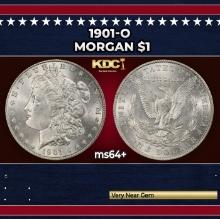 1901-o Morgan Dollar $1 Grades ms64+