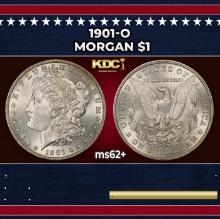1901-o Morgan Dollar $1 Grades ms62+