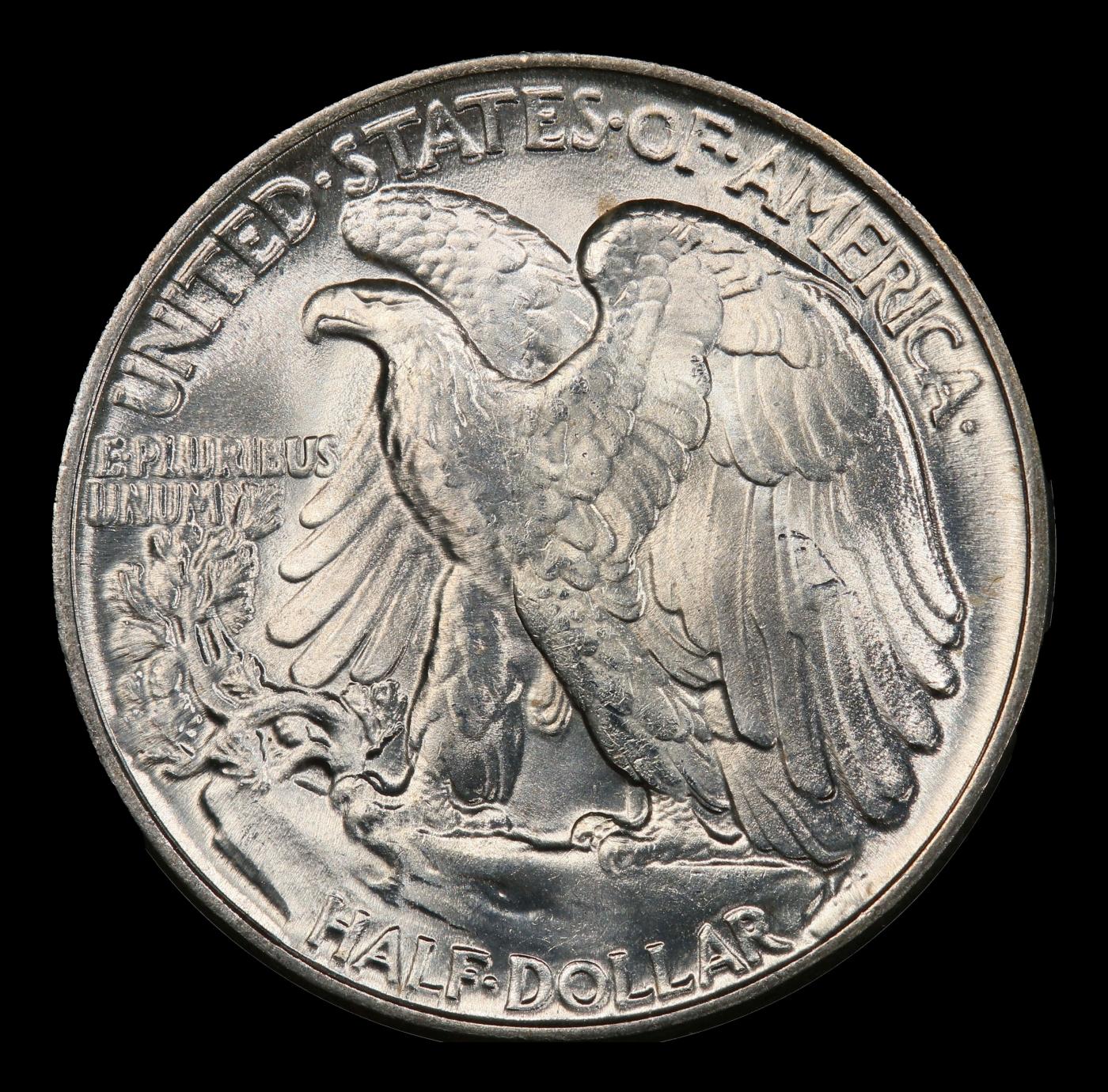 1945-p Walking Liberty Half Dollar 50c Grades GEM+ Unc