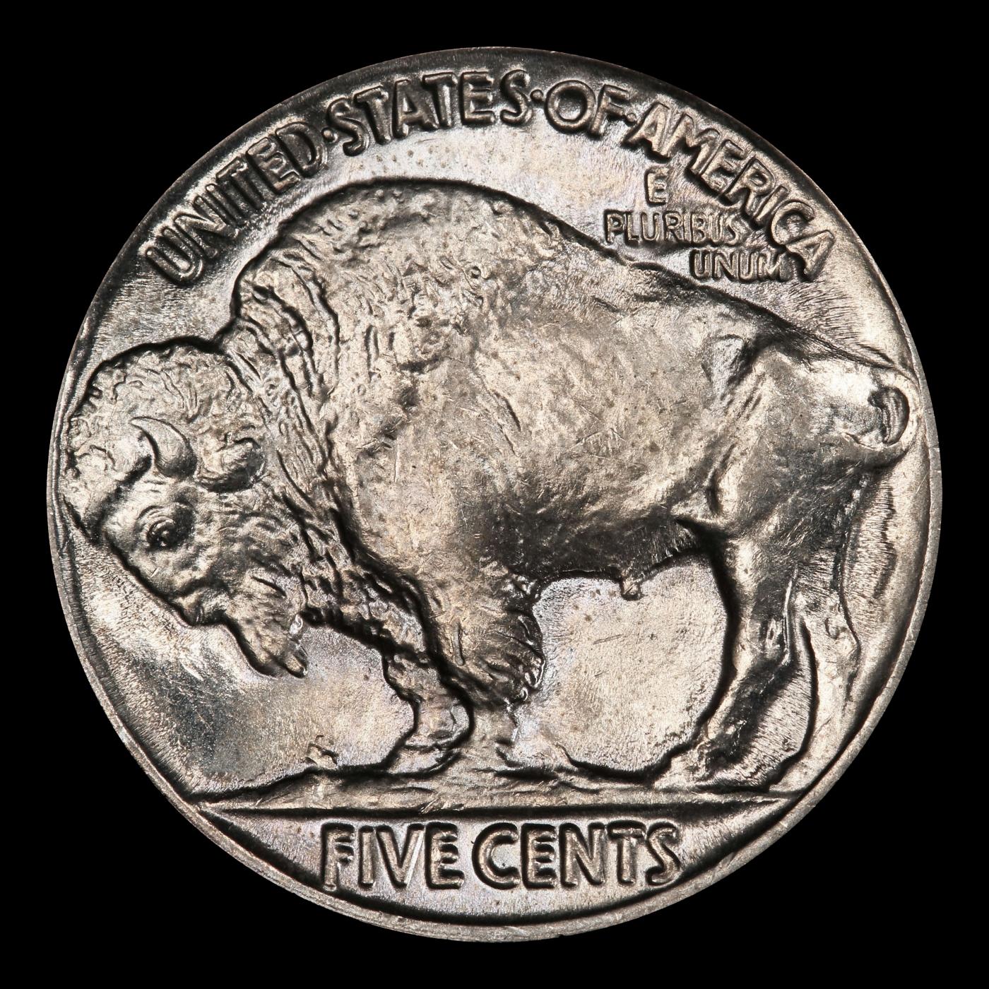 1923-p Buffalo Nickel 5c Grades ms65