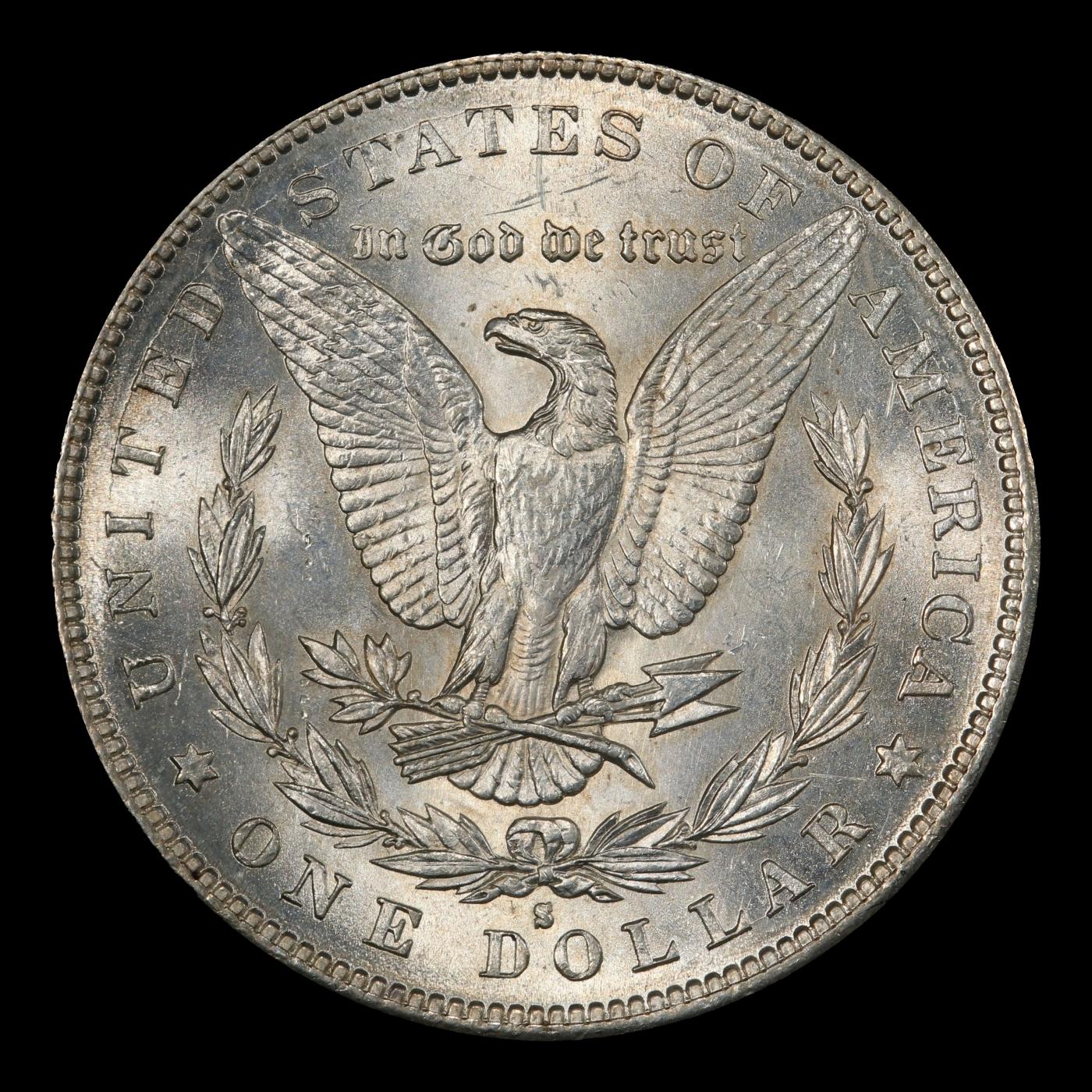 1890-s Morgan Dollar $1 ms65+ SEGS