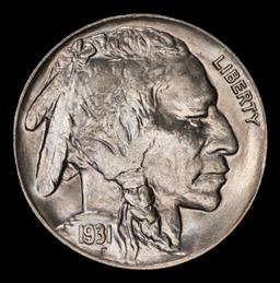 1931-s Buffalo Nickel 5c Grades ms66