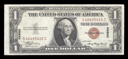 1935A $1 Silver Certificate Hawaii WWII Emergency Currency Grades Choice CU