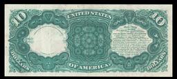 1880 $10 United States Note "Jackass Note" Grades Select AU Signatures Lyons/Roberts