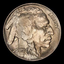 1916-p Buffalo Nickel 5c ms66 SEGS