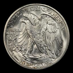 1934-s Walking Liberty Half Dollar Near Top Pop 50c ms66 SEGS