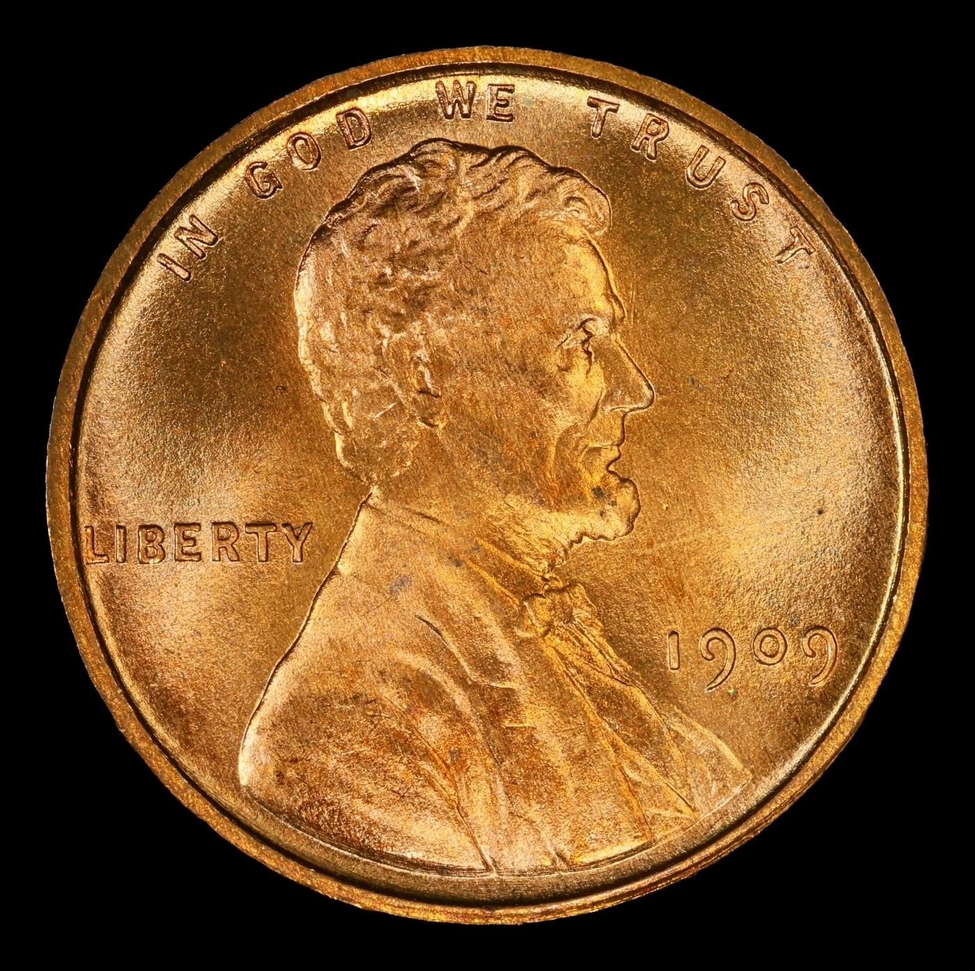 1909 VDB Lincoln Cent TOP POP! 1c ms68 rd SEGS