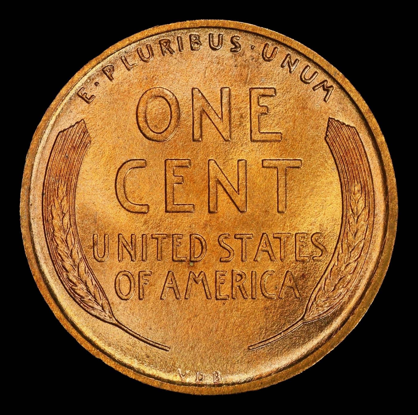 1909 VDB Lincoln Cent TOP POP! 1c ms68 rd SEGS