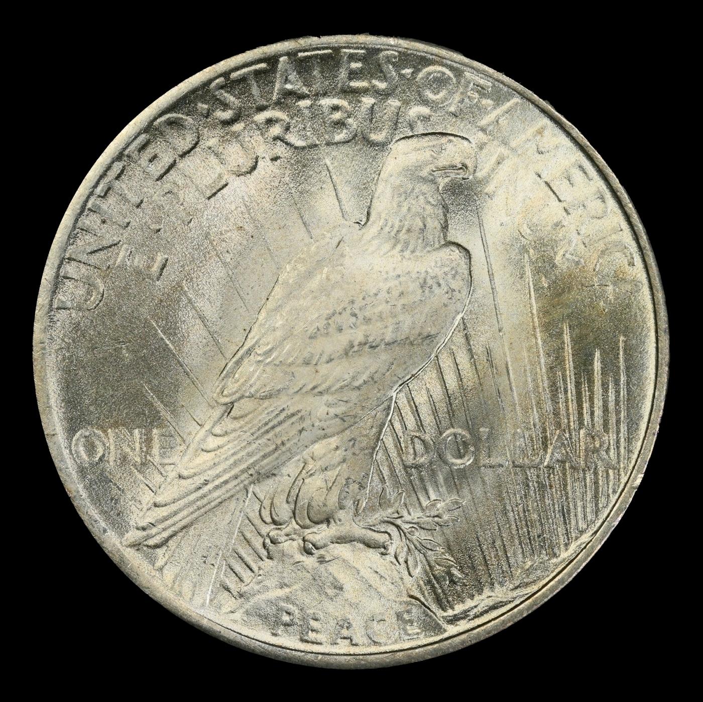 1925-p Peace Dollar Near Top Pop! $1 ms67+ SEGS