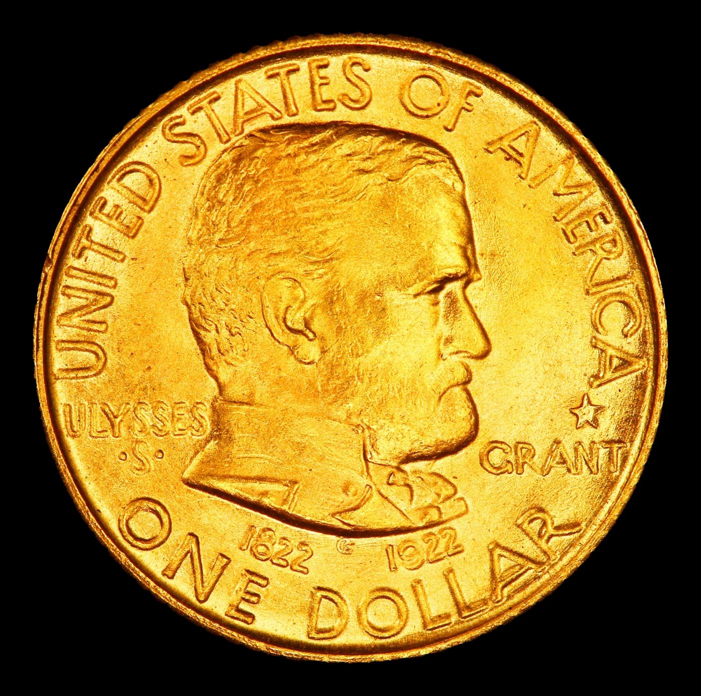 1922 Grant w/Star Gold Commem Dollar Near Top Pop! 1 ms67+ SEGS