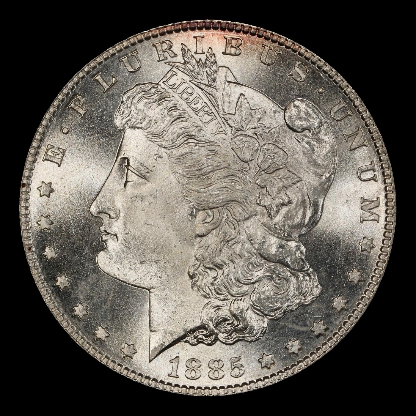 1885-s Morgan Dollar Near Top Pop! $1 ms66+ SEGS