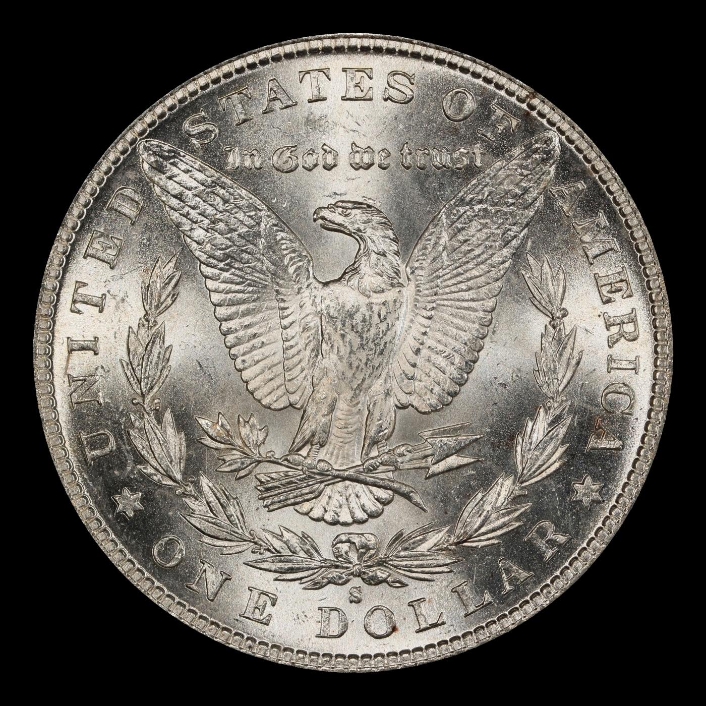 1885-s Morgan Dollar Near Top Pop! $1 ms66+ SEGS