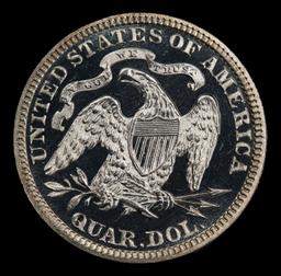 1878 Proof Seated Liberty Quarter TOP POP! 25c pr67 DCAM SEGS