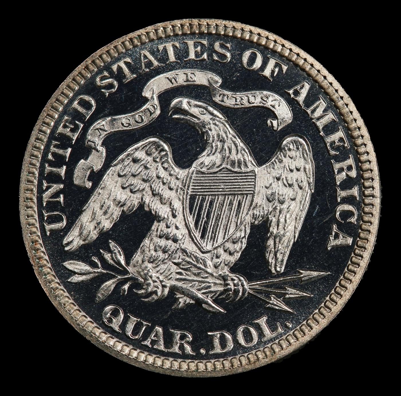 1878 Proof Seated Liberty Quarter TOP POP! 25c pr67 DCAM SEGS