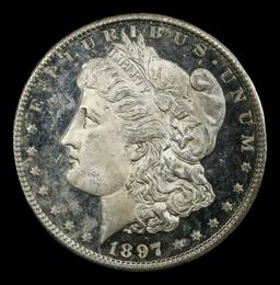 1897-s Morgan Dollar $1 ms66+ PL SEGS