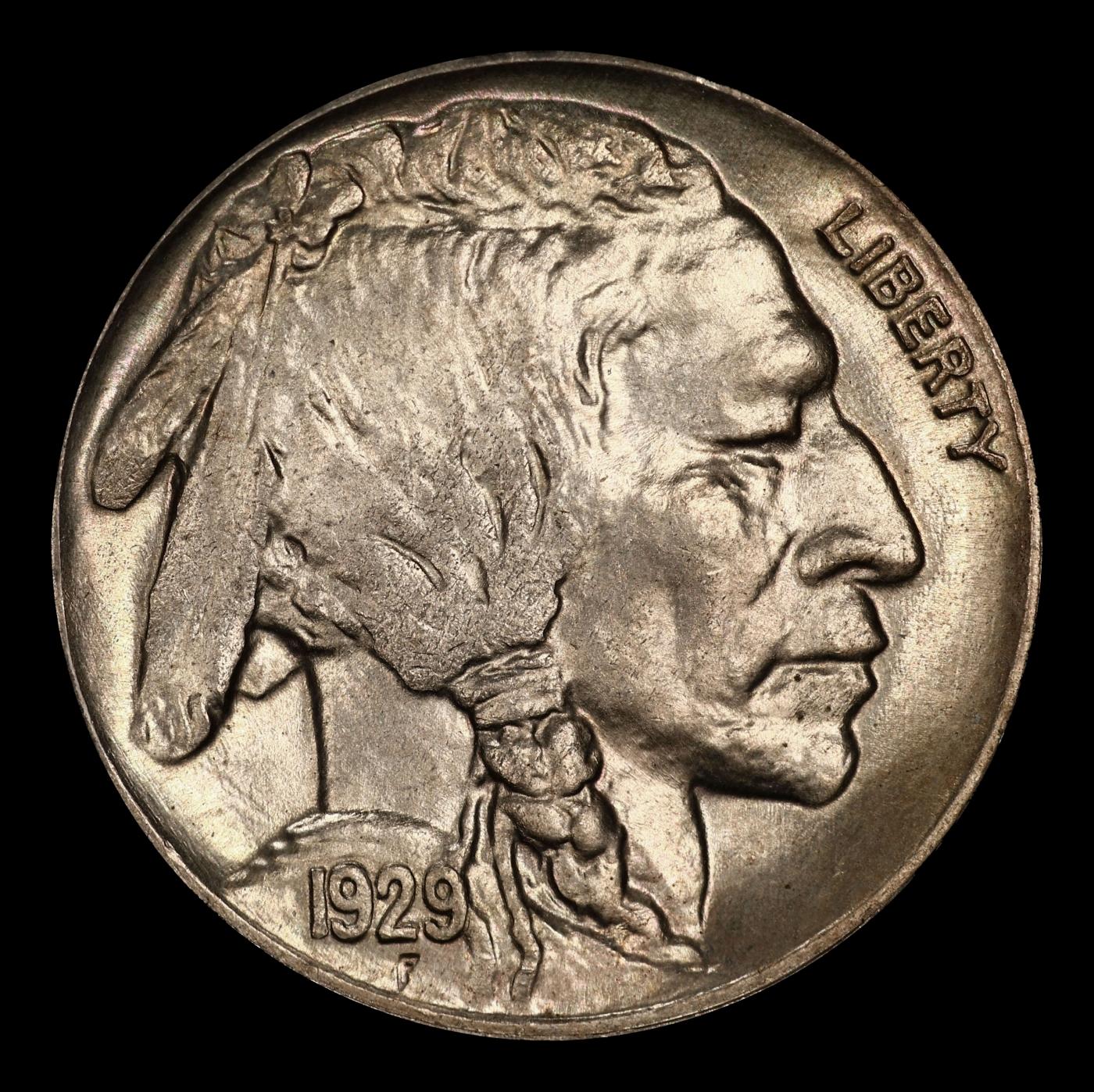 1929-d Buffalo Nickel 5c ms65 SEGS