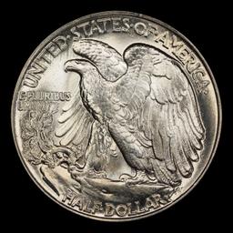 1945-p Walking Liberty Half Dollar TOP POP! 50c ms68 SEGS