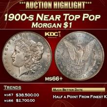 1900-s Morgan Dollar Near Top Pop $1 ms66+ SEGS