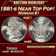 1881-s Morgan Dollar Near Top Pop! $1 ms68 SEGS