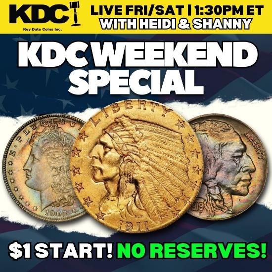 Key Date Coins Weekend Special $1 Openings! 23LD
