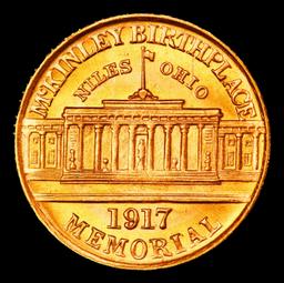 1917 McKinley Gold Commem Dollar Near Top Pop! 1 ms67 SEGS