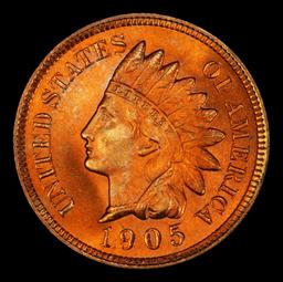 1905 Indian Cent TOP POP! 1c ms67 rd SEGS