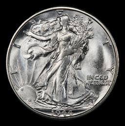 1944-s Walking Liberty Half Dollar 50c Grades ms65