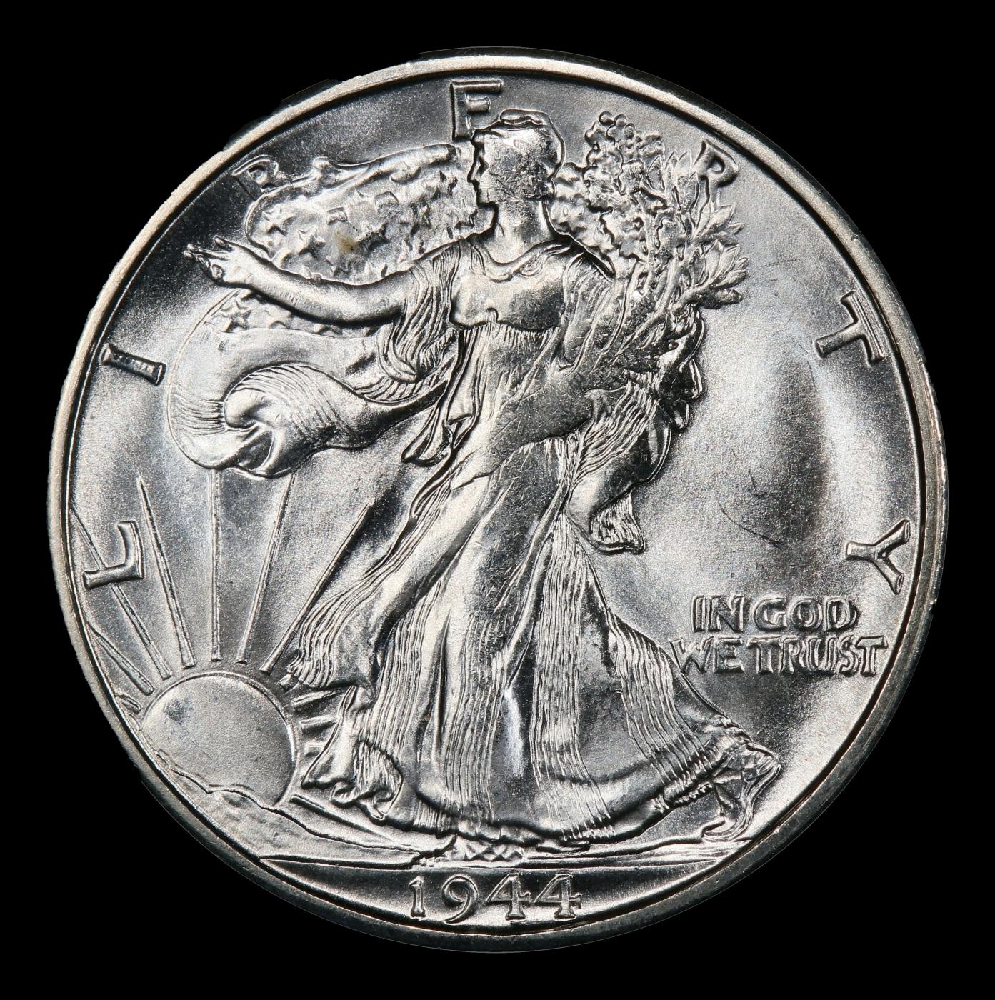 1944-s Walking Liberty Half Dollar 50c Grades ms65