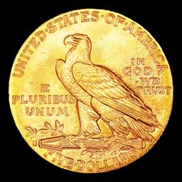 1916-s Gold Indian Half Eagle $5 ms64 USCG