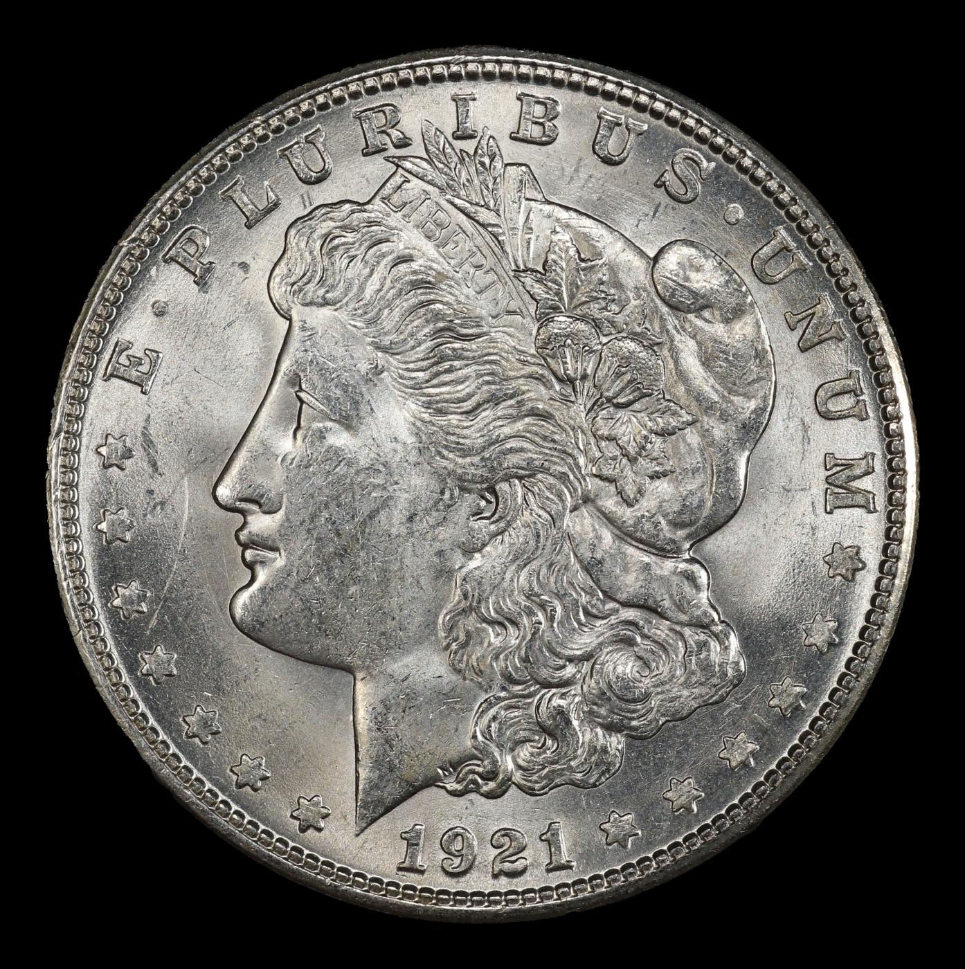 1921-s Morgan Dollar $1 Grades ms62