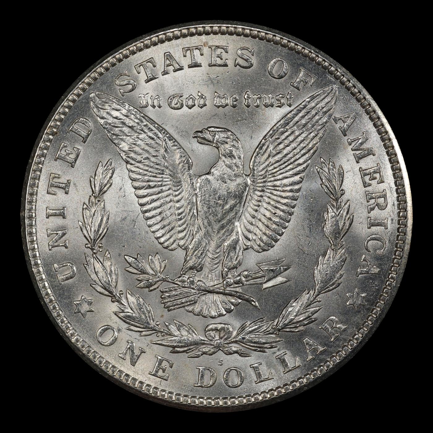 1921-s Morgan Dollar $1 Grades ms62