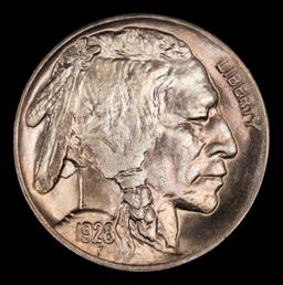 1928-d Buffalo Nickel Near Top Pop 5c ms66+ SEGS