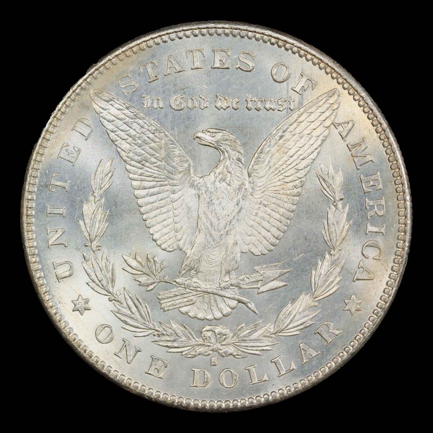 1878-s Morgan Dollar $1 Grades ms63