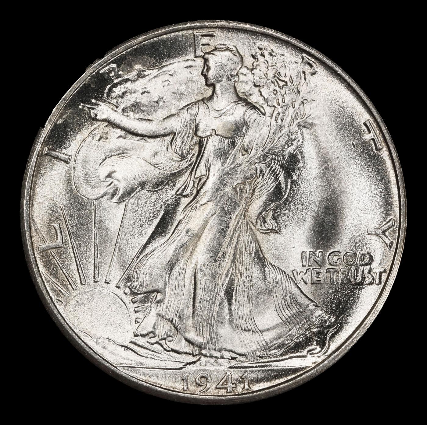 1941-s Walking Liberty Half Dollar 50c ms66 SEGS