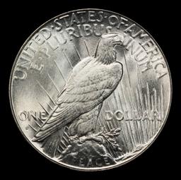 1927-s Peace Dollar $1 Grades ms63