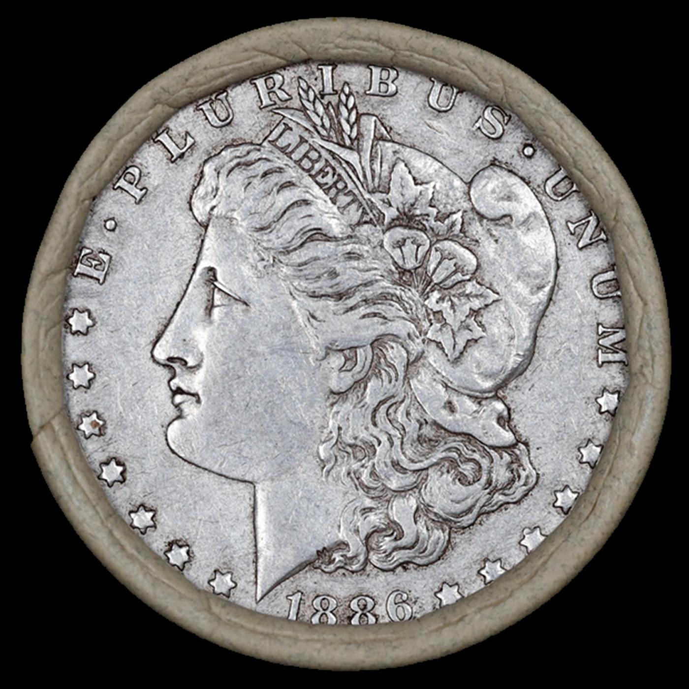 YN- 20 SEARS Morgan/Peace Circ Dollar $1 Roll 1886/1924 Ends