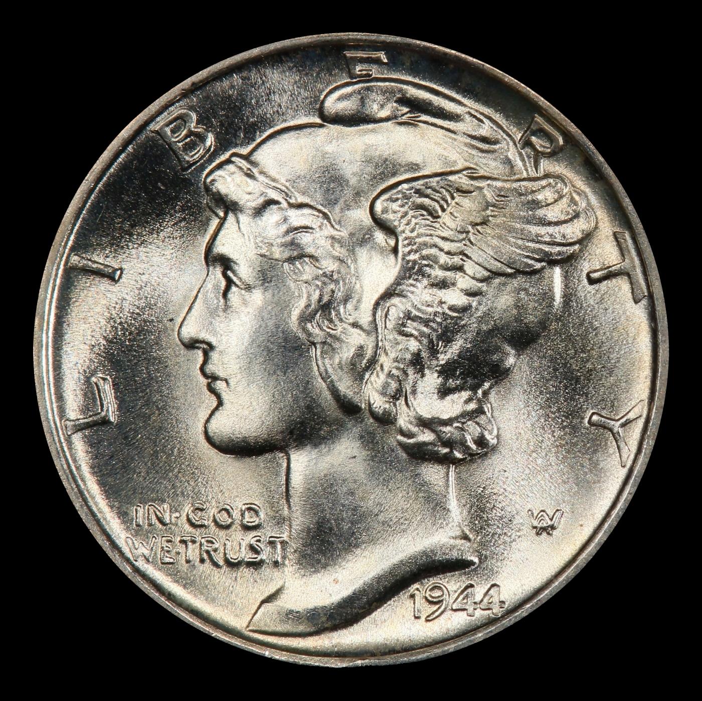 1944-s Mercury Dime Near Top Pop! 10c ms68 FSB SEGS