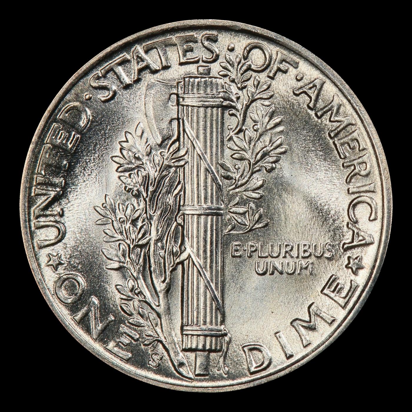 1944-s Mercury Dime Near Top Pop! 10c ms68 FSB SEGS