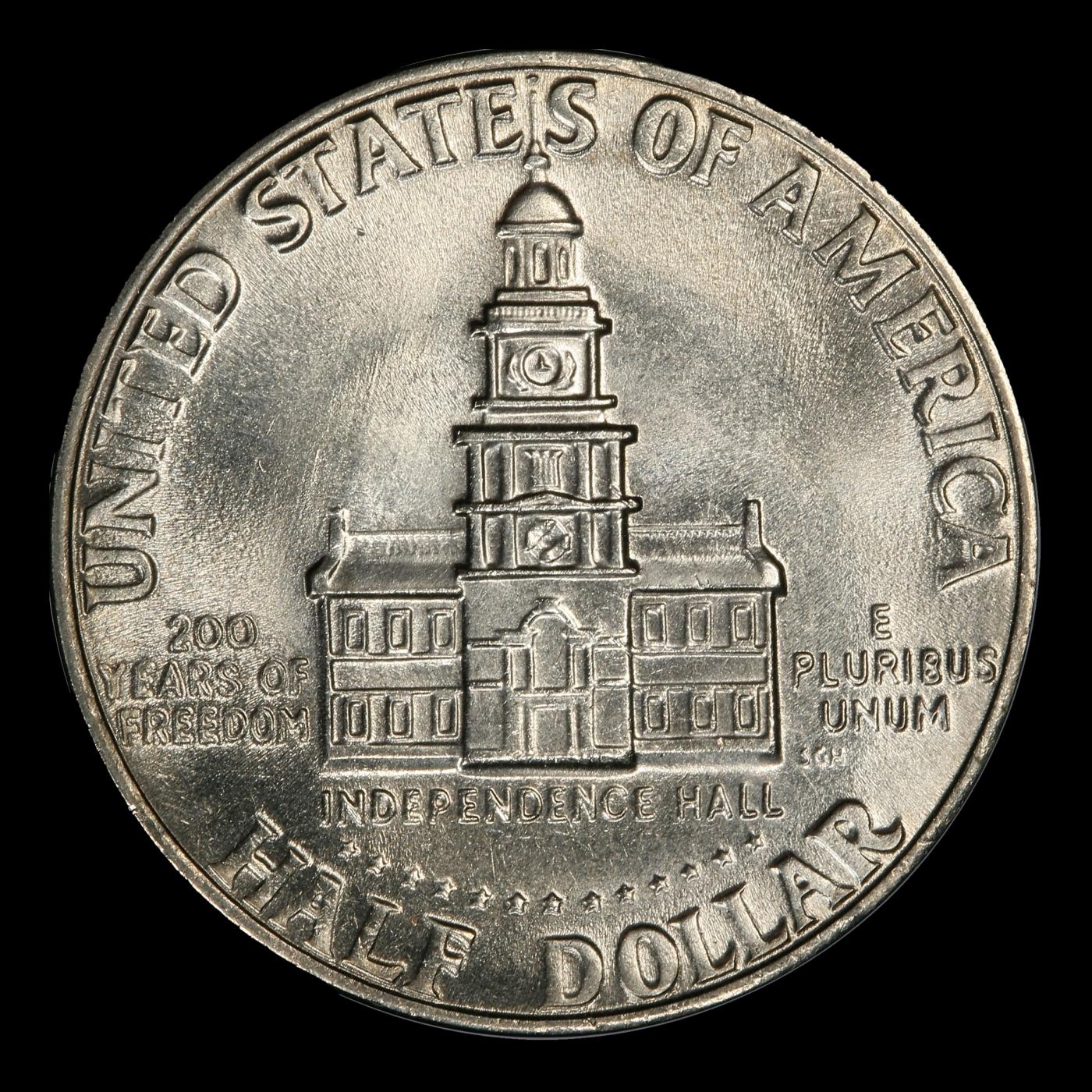 1776-1976 Kennedy Half Dollar Near Top Pop 50c ms67 SEGS