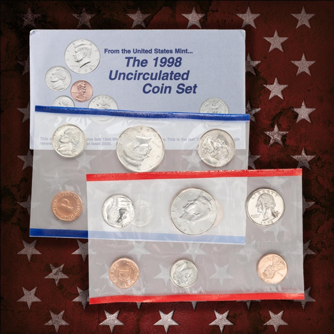 1990-1999 Full Decade Mint Set Run - 128 Coins, 10 Complete Sets