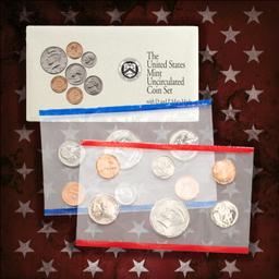 1990-1999 Full Decade Mint Set Run - 128 Coins, 10 Complete Sets