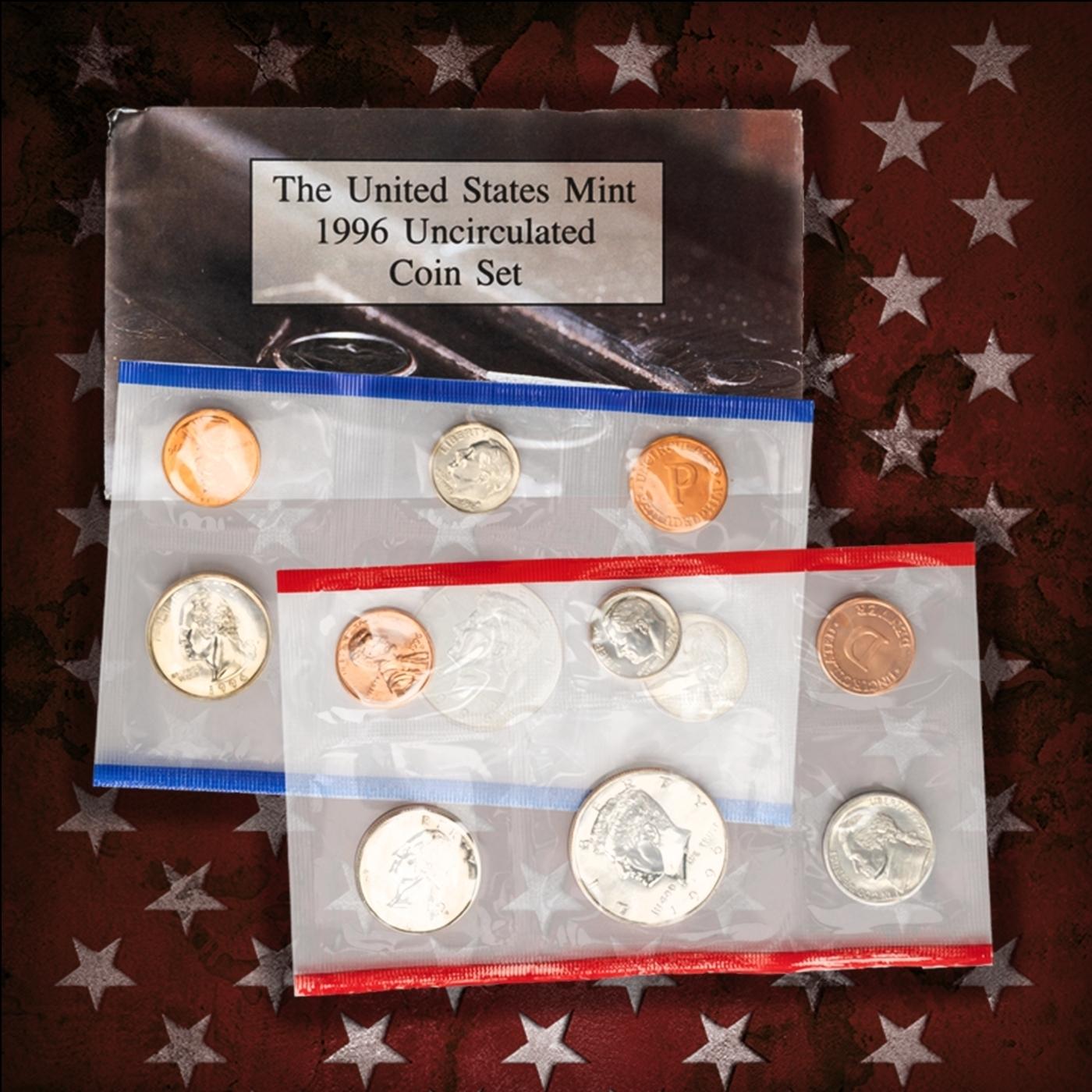 1990-1999 Full Decade Mint Set Run - 128 Coins, 10 Complete Sets