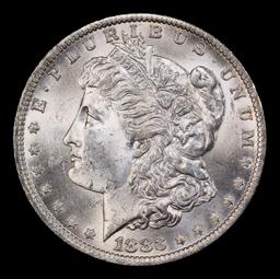 1883-o Morgan Dollar $1 Grades ms63+