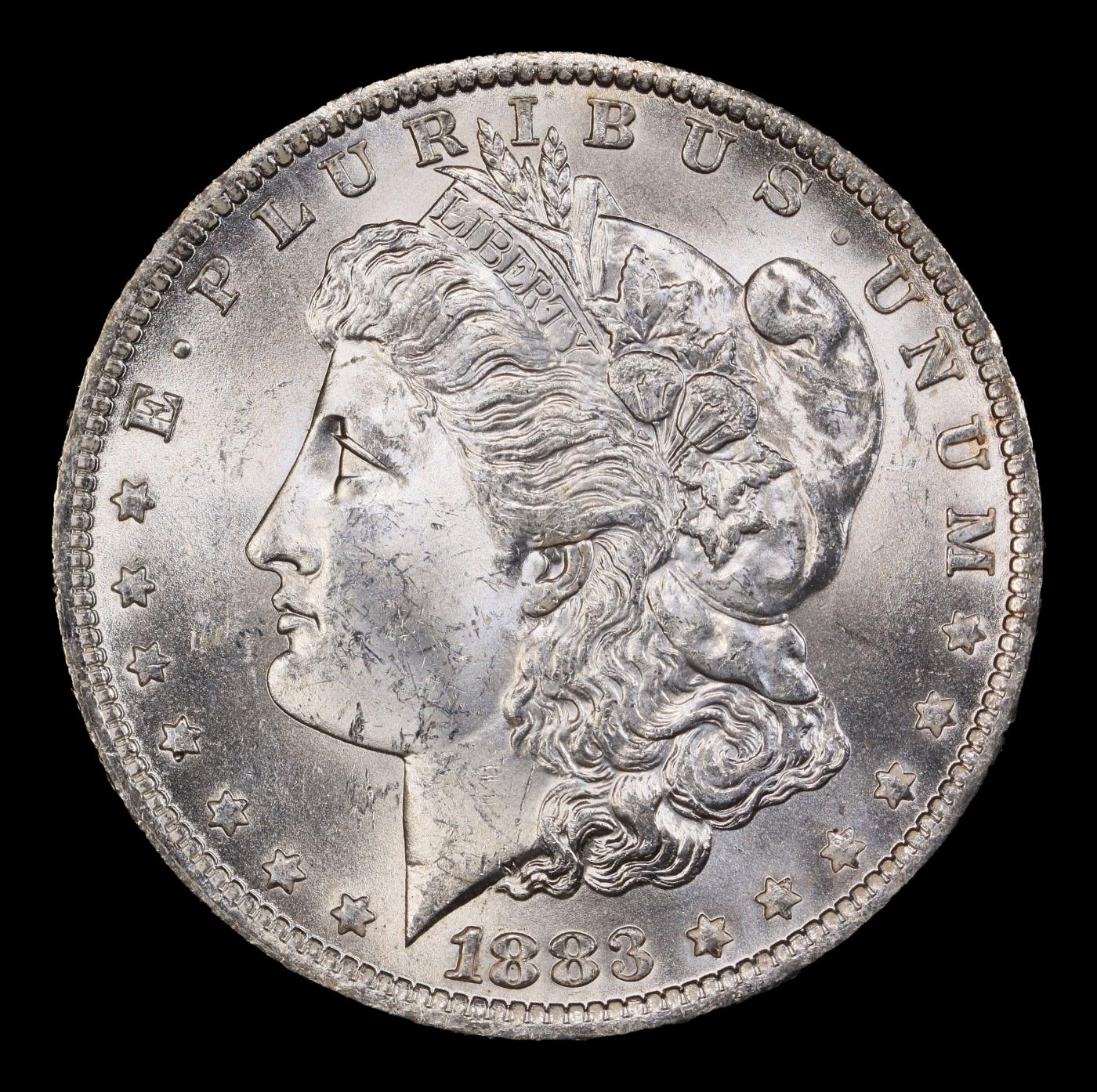 1883-o Morgan Dollar $1 Grades ms63+