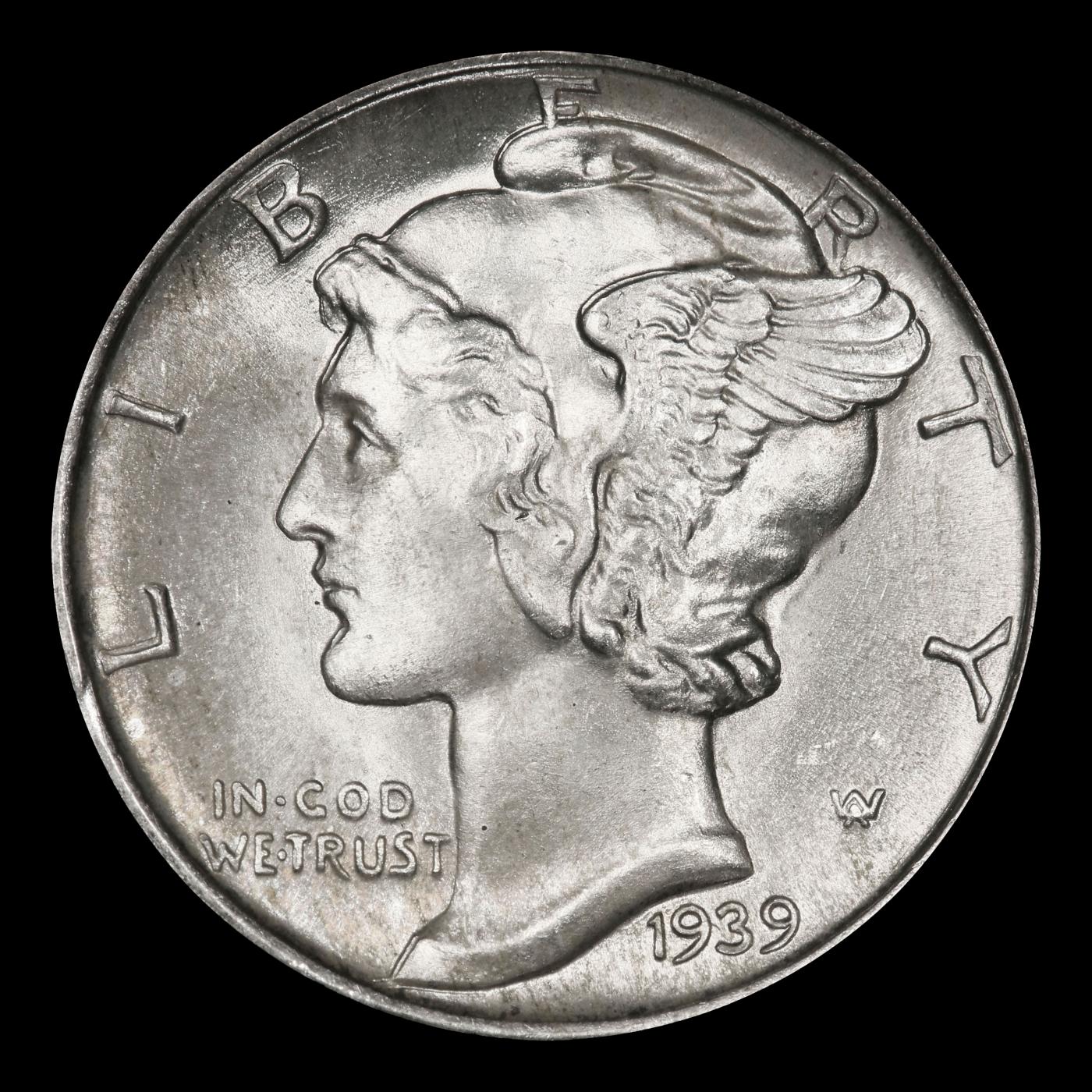 1939-s Mercury Dime TOP POP! 10c ms68 SEGS