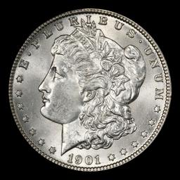 1901-o Morgan Dollar $1 Grades ms63+
