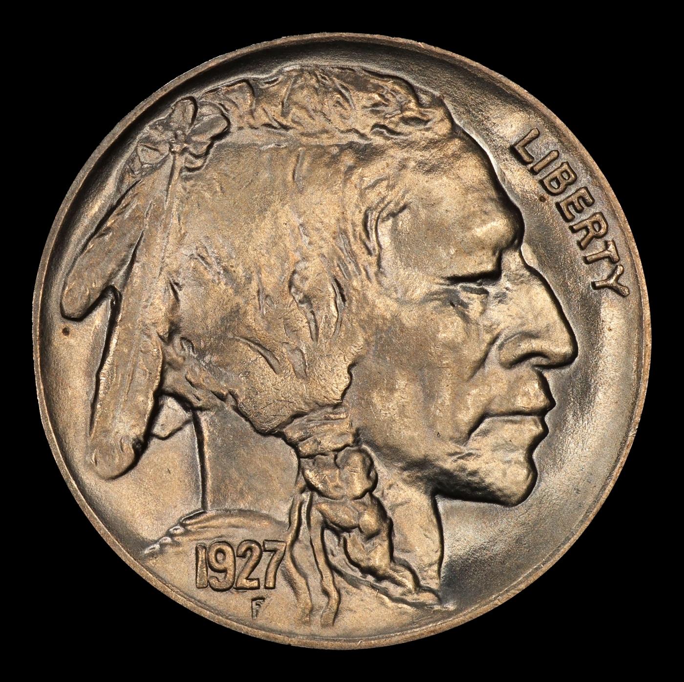 1927-p Buffalo Nickel Near Top Pop 5c ms67 SEGS